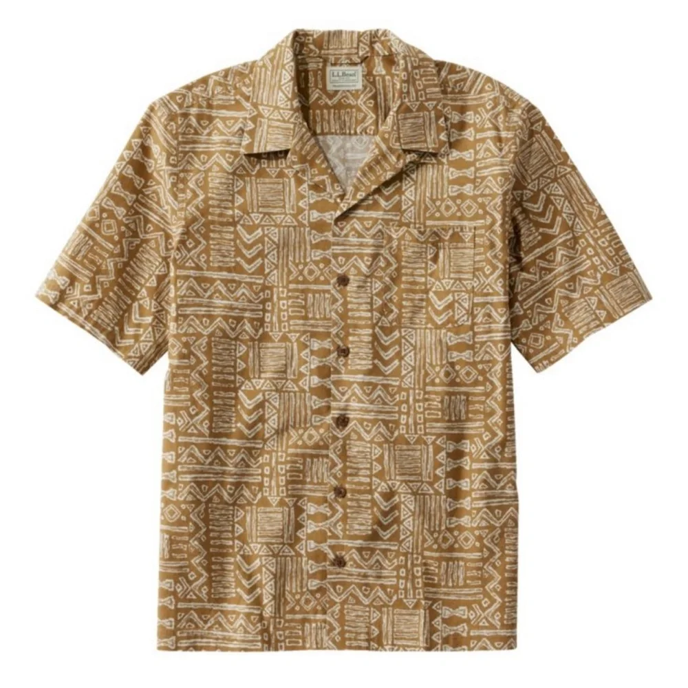 L.L. Bean Men’s Tropics Walnut Geo Hawaiian Aztec Mayan Size XXL NWT - Picture 8 of 8